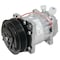 A & I Products Compressor, New, Sanden Style w/ Clutch (8103) 7.6" x7.8" x10.9" A-82016157 - alternate 1